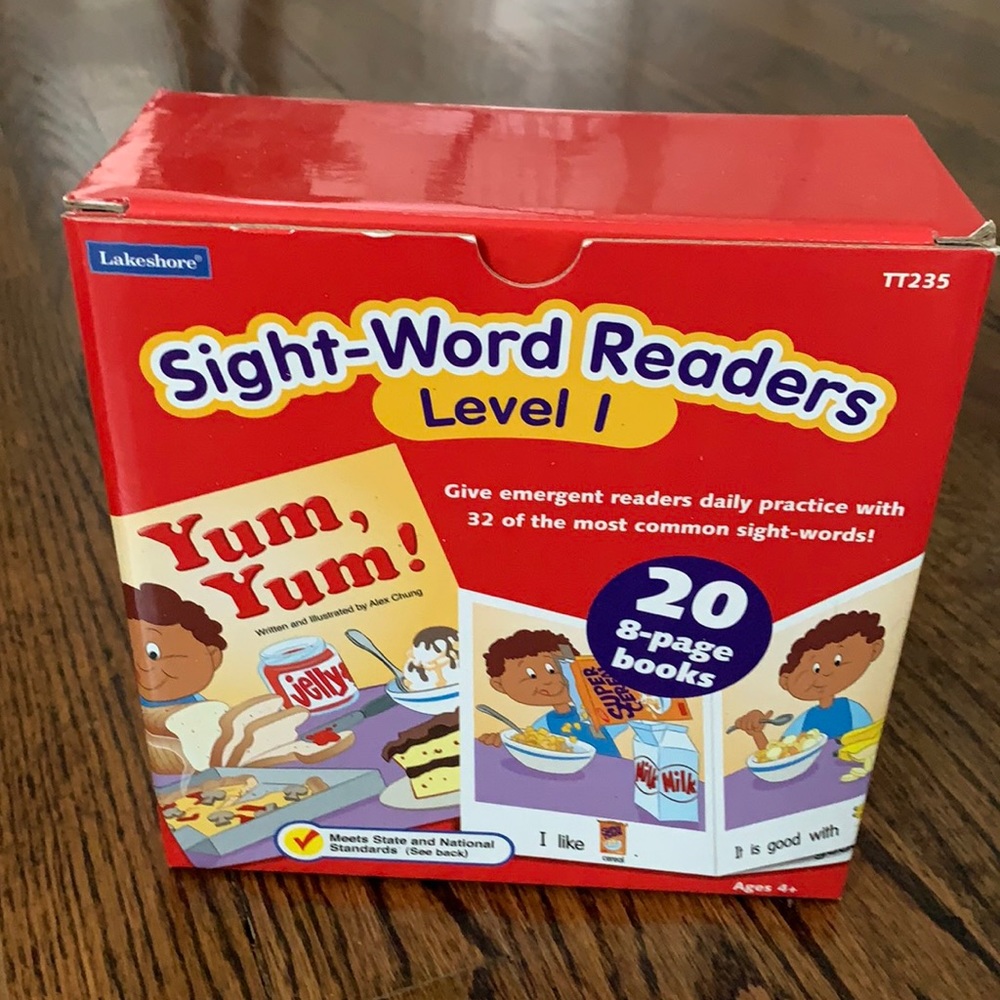 Lakeshore level 1 sight word readers
